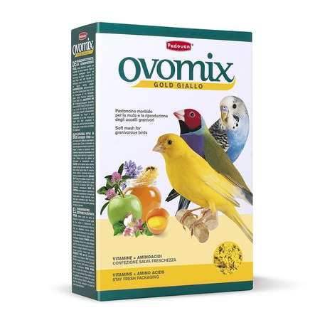 Корм Padovan Ovomix Gold giallo для птенцов комплексный яичный фото 1