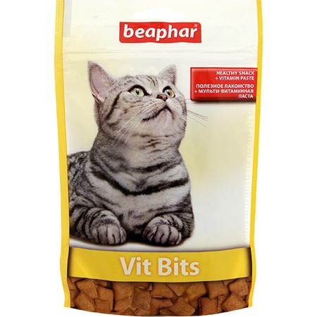 Лакомство Beaphar Vit-Bits для кошек - 150 шт фото 1