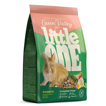 Little One корм Зеленая долина для кроликов из разнотравья - 750 г фото 1