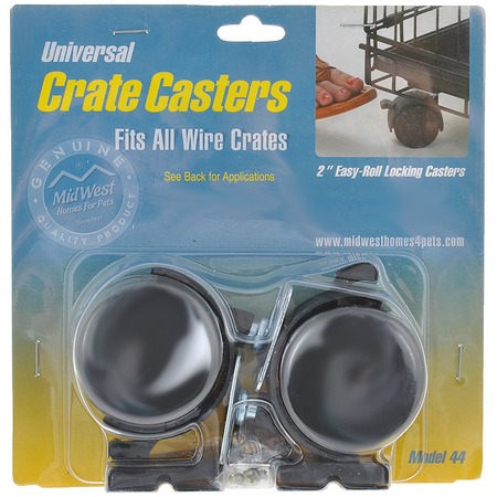 MidWest колеса для клеток Universal Crate Caster универсальные 2 шт фото 1