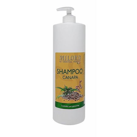 Milord Shampoo Canapa шампунь "Канапа" для собак с длинной шерстью, питательный, с дозатором - 1 л фото 1