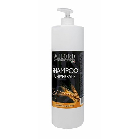 Milord Shampoo Universale шампунь "Пшеница" для собак и кошек, универсальный, с экстрактом пшеницы, с дозатором - 1 л фото 1