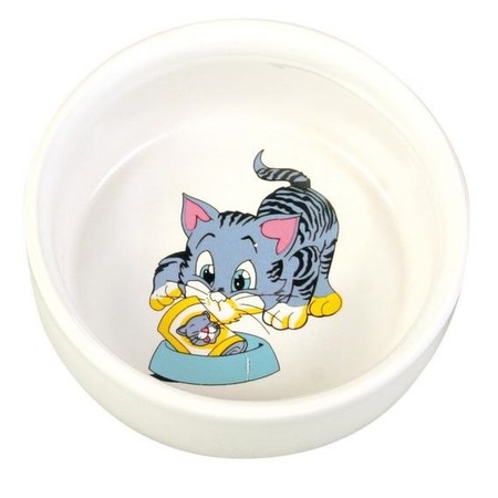 Миска Trixie для кошек керамическая 300 мл/Ф11 см фото 1