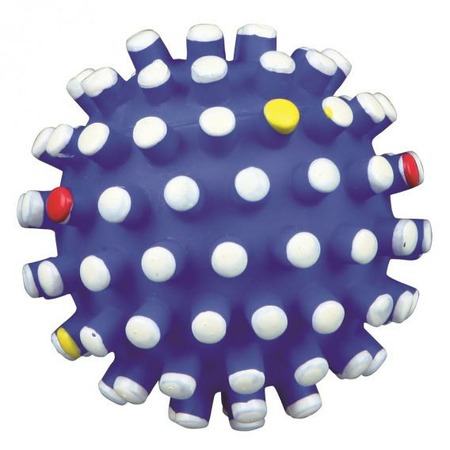Мяч Trixie для собак игольчатый с пищалкой Ф10 см виниловый фото 1
