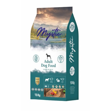 Mystic Adult Dog Food Lamb & Rice полнорационный сухой корм для собак, с ягненком и рисом фото 1