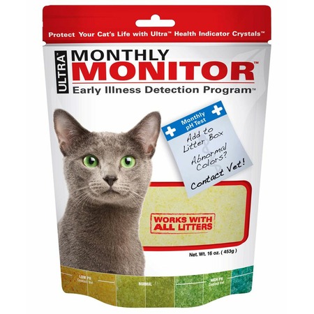Neon Litter Monthly Monitor индикатор рН мочи кошек для обнаружения заболевания мочевыводящих путей 453 г фото 1