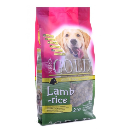 Nero Gold Adult Dog Lamb & Rice сухой корм для собак, с ягненком и рисом - 12 кг фото 1