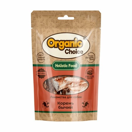 Organic Сhoice лакомство для собак, корень бычий - 65 г фото 1