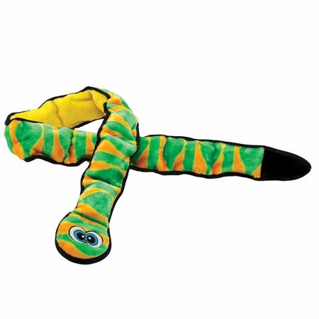 Outward Hound Invincibles игрушка для собак, змея с 12 пищалками - XXL, 1,5 м фото 1