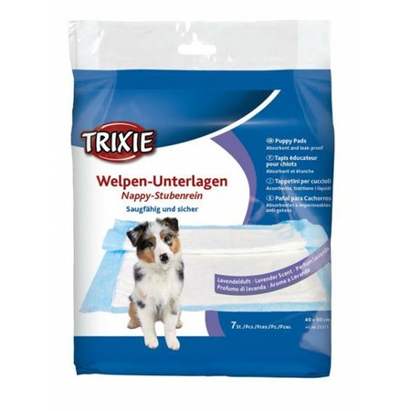 Пеленки Trixie для щенков 40x60 см с ароматом лаванды - 7 шт фото 1