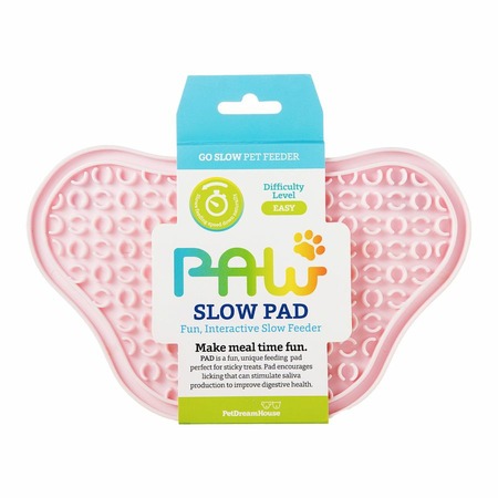 PetDreamHouse PAW Lick Pad Baby Pink Easy коврик лизательный "Лапа", розовый - 100 г фото 1