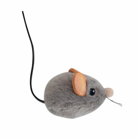 Petstages игрушка для кошек, мышка со звуком, с кошачьей мятой - 4 см фото 1