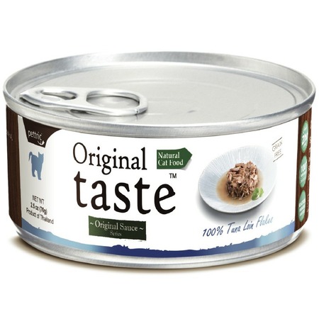 Pettric Original Taste влажный корм для кошек, с тунцом, кусочки в соусе, в консервах - 70 г фото 1