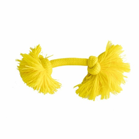 Playology Dri-tech Rope игрушка для собак средних пород, жевательный канат, с ароматом курицы, средний, желтый фото 1