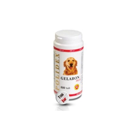 Polidex Gelabon Plus витамины для опорно-двигательного аппарата, для собак - 500 таб фото 1