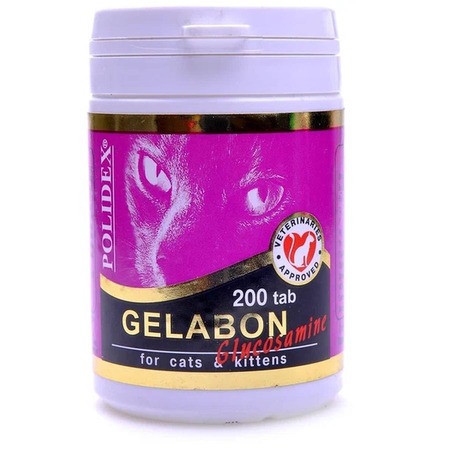 Polidex Gelabon витамины для опорно-двигательного аппарата, для кошек - 200 таб фото 1