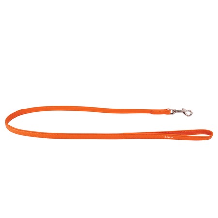Поводок Collar Glamour ширина 12 мм, длина 122 см оранжевый фото 1