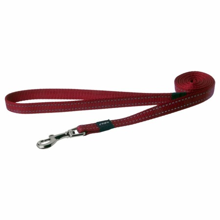 Поводок для собак ROGZ Utility M-16мм 1,4 м (Красный) фото 1