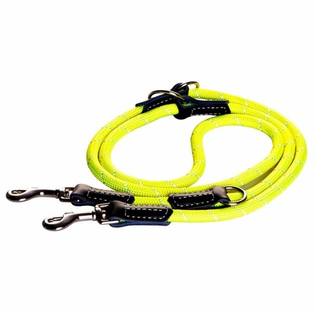 Поводок перестежка для собак ROGZ Rope L-12мм 2 м (Желтый) фото 1