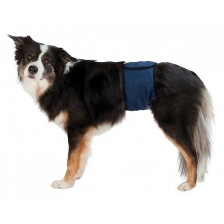 Пояс Trixie для собак для кобелей M 45–55 см темно-синий со сменным вкладышем в комплекте фото 1