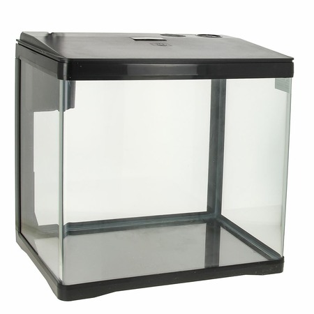 Prime аквариум с LED светильником, фильтром и кормушкой, черный 33 л фото 1