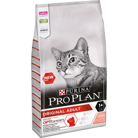 Pro Plan Original cухой корм для кошек, для поддержания здоровья органов чувств, с лососем фото 1