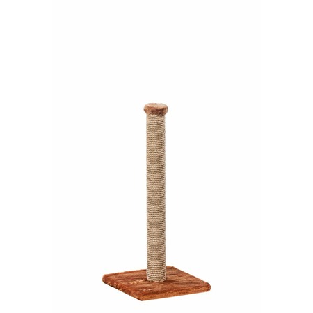 Столбик когтеточка Пушок для кошек джутовый, цвет коричневый 65 см фото 1