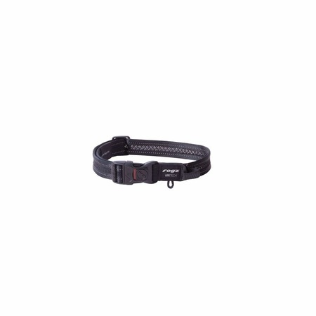 Rogz Air Tech Halsband L Black ошейник для собак крупных пород, размер L, обхват шеи 34-56 см, цвет черный фото 1
