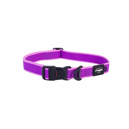 Rogz Amphibian Halsband ошейник для собак крупных пород, размер XL (обхват шеи 43-70 см), на вес 39-64 кг, цвет фиолетовый фото 1