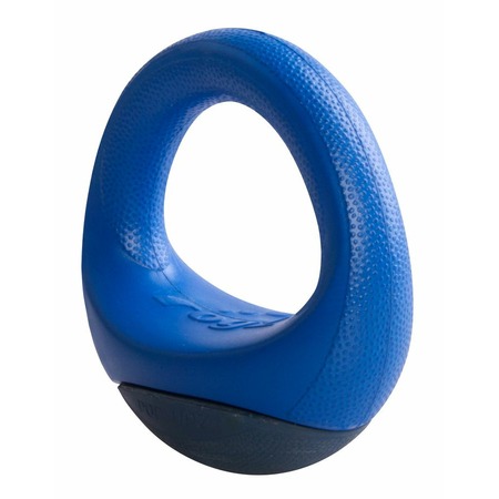 Rogz игрушка- ПопАпс, резина в форме бублика, тип ванька-встанька, 120 мм, PU02B, синий фото 1