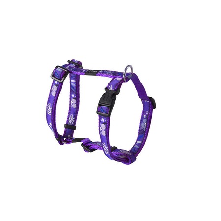 Rogz шлейка для собаки классическая, SJ12CH, фиолетовый 46 - 52 см, 16 мм фото 1
