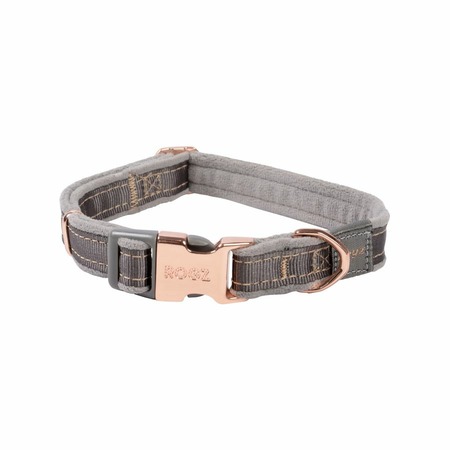 Rogz Urban Halsband M Dove Grey ошейник для собак средних пород, размер M, обхват шеи 26-40 см, цвет серый фото 1