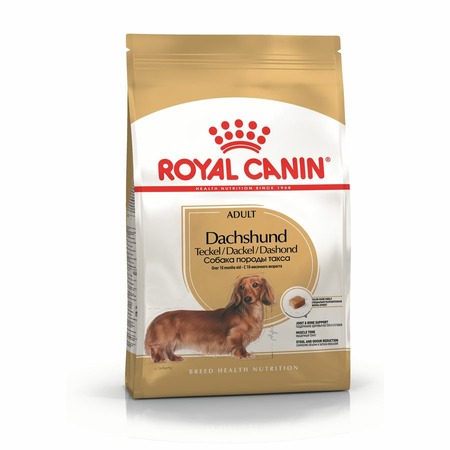 Royal Canin Dachshund Adult полнорационный сухой корм для взрослых собак породы такса старше 10 месяцев фото 1