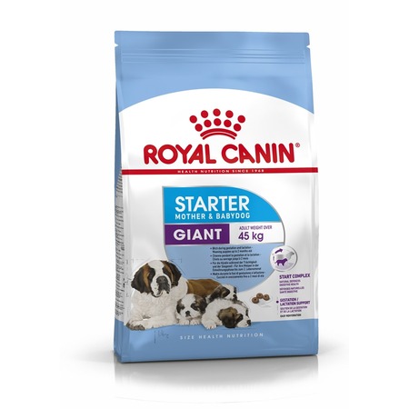 Royal Canin Giant Starter Mother & Babydog полнорационный сухой корм для щенков до 2 месяцев, беременных и кормящих собак гигантских пород - 4 кг фото 1