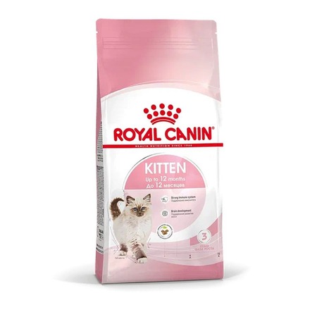 Royal Canin Kitten полнорационный сухой корм для котят в период второй фазы роста до 12 месяцев - 300 г фото 1