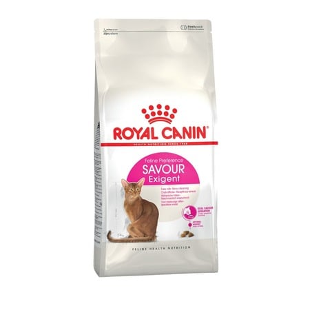 Royal Canin Savour Exigent полнорационный сухой корм для взрослых кошек привередливых ко вкусу продукта - 200 г фото 1