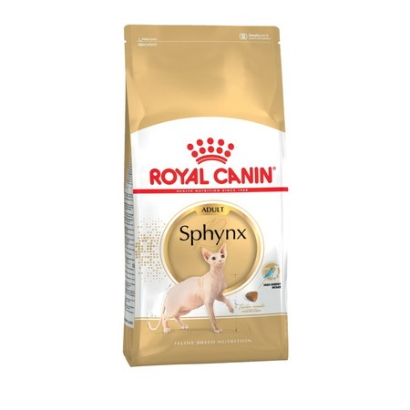 Royal Canin Sphynx Adult полнорационный сухой корм для взрослых кошек породы сфинкс старше 12 месяцев - 2 кг фото 1