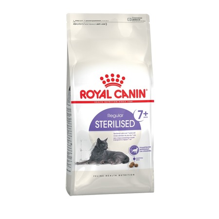 Royal Canin Sterilised 7+ полнорационный сухой корм для пожилых стерилизованных кошек с 7 до 12 лет - 400 г фото 1