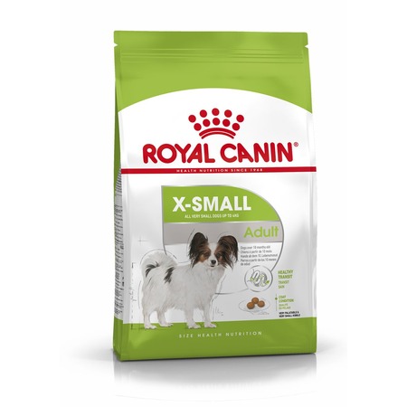 Royal Canin X-Small Adult полнорационный сухой корм для взрослых собак миниатюрных пород с 10 месяцев до 8 лет - 500 г фото 1