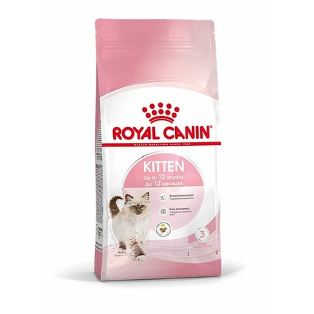 Royal Canin Kitten полнорационный сухой корм для котят в период второй фазы роста до 12 месяцев - 4 кг фото 1