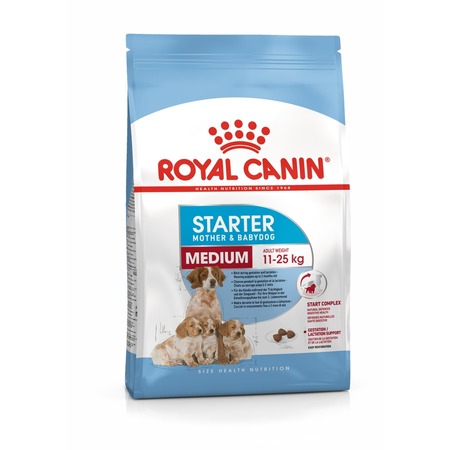 Royal Canin Medium Starter Mother Babydog сухой корм для щенков средних пород в период отъема до 2 - месячного возраста, беременных и кормящих сук - 12 кг фото 1