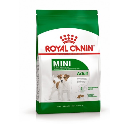 Royal Canin Mini Adult полнорационный сухой корм для взрослых собак мелких пород старше 10 месяцев - 4 кг фото 1