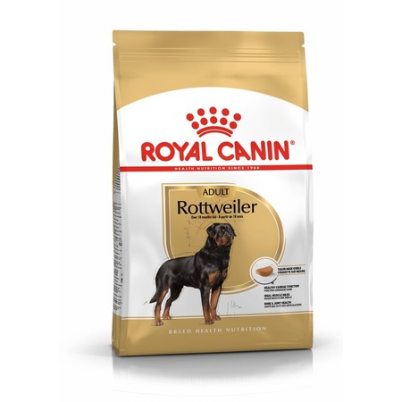 Royal Canin Rottweiler Adult полнорационный сухой корм для взрослых собак породы ротвейлер старше 18 месяцев - 12 кг фото 1