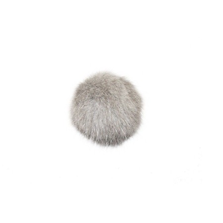 Semi игрушка для кошек шар "Пушистик", серый - 5 см фото 1
