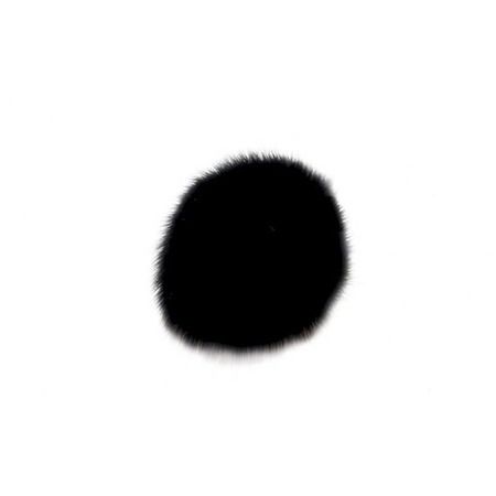 Semi игрушка для кошек шар "Пушистик", черный - 5 см фото 1