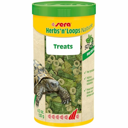 Корм Sera Herbs’n’Loops для рептилий - 1000 мл, 120 г фото 1