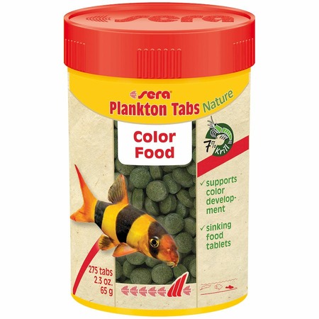 Sera Plankton Tabs Корм для сомов и донных рыб для лучшения окраски (275 таблеток) фото 1