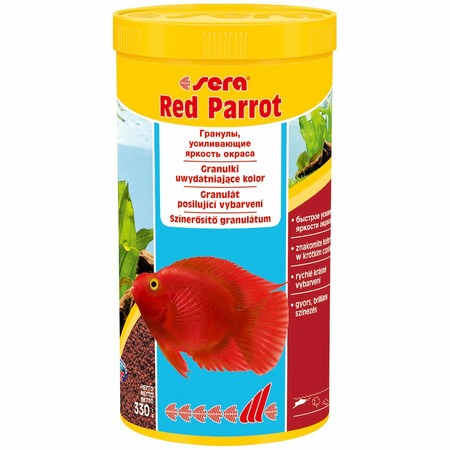 Sera Red Parrot корм для рыб вида красный попугай фото 1