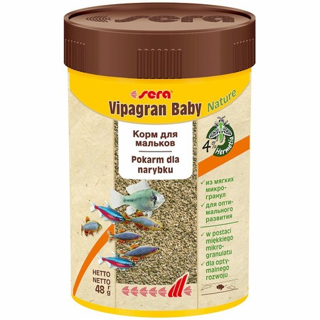Sera Vipagran Baby Корм для мальков в гранулах фото 1
