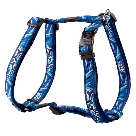 Шлейка для собак ROGZ Fancy Dress XL-25мм (Синий) 70 - 100 см фото 1